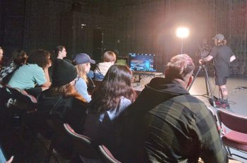 KU Cinematic Arts Students Enjoy Afflux Studio Presentation