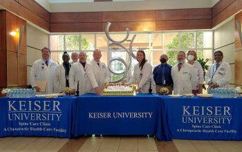 Kuccm Spine Care Clinic Celebrates Third Anniversary - Spine Care Clinic At Keiser University’s College Of Chiropractic Medicine Celebrates Three Years Of Community Service, Continued Growth - Community News KUCCM Spine Care Clinic Celebrates Third Anniversary