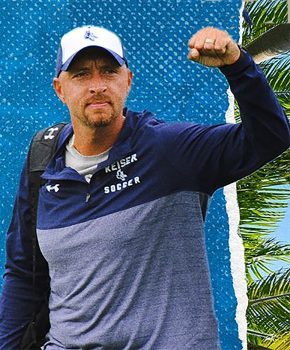 Keiser University Soccer Coach Gavin Oldham