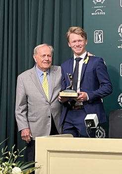 Keiser University freshman Jakob Stavang Stubhaug became the first Seahawk to win the Jack Nicklaus Award by Jack Nicklaus
