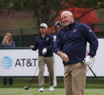 Keiser University Golf Management student veteran Adam Napier is fine-tuning his swing in preparation for the American Century Championship