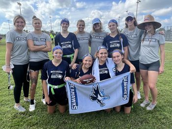 Keiser University Flagship Campus Mathematics Department Program Coordinator And Professor Jamie Teman Enjoys Serving As Team Mom To Her Daughter Peyton S Breakthru Athletic League Flag Football Team - Students Volunteer With Keiser University Academic Leader Who Serves As Flag Football team Mom” - Community News