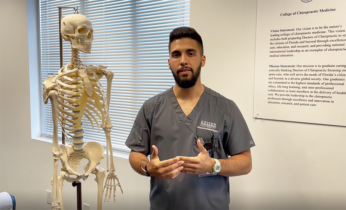 After Receiving Care as an Athlete, Keiser University Doctor of Chiropractic Student is One-Step Closer to Treating Others