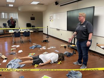 Versity S Criminal Justice Day Activities Included A Mock Crime Scene T Guest Presenters And Local High School Students As Part Of Its Criminal Justice Day Activities - Students Gain Insights From Criminal Justice Day - Cyber Security