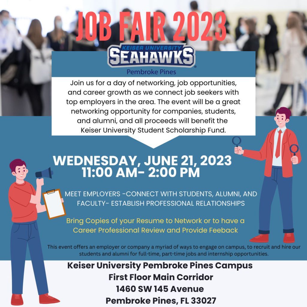 KU Pembroke Pines Summer 2023 Job Fair