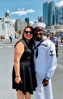 Viridiana And Laurence Chia Join In The Celebration Of Sea Services At Fleet Week New York In 2019 - Husband And Wife Veterans Look Forward To Rewarding Careers - Ease