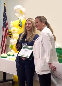 Keiser University Nursing Graduate Amanda Hipley Is Presented The Hca Jfk North Hospital 039 S Daisy Award - Healthcare Heroes: Inspired By Nurses As A Teen, Keiser University Graduate Excels In The Field - Community News