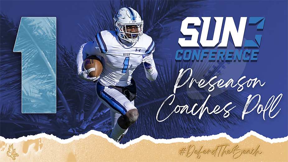 Keiser Football Picked to Win the Sun Conference for the Second Straight Year