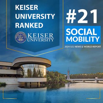 Keiser University Ranked 21 In Social Mobility Us News And World Report 2024 Lower Res