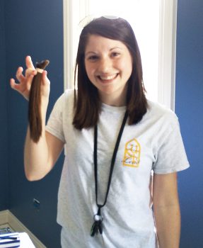 Erin Hardin Has Donated Her Hair Five Times For Cancer Wigs - Breast Cancer Awareness:  Professor’s Podcast Shines Light On Valuable Treatment - Faculty Spotlight