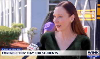 Keiser University Fort Myers Campus President Amy Teprovich Shares Insights Relating To Dig Day With Wink News Viewers - Keiser University Forensic dig’ Day Provides Valuable Insights For Ku Learners, Middle School Students - Community News