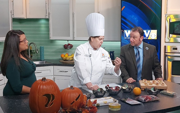 Keiser University Chef Shares Holiday Favorites with Television Viewers
