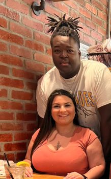 Keiser University Football Player Roderick Carter With His Girlfriend Alexis Smith - As Championship Approaches, Keiser University Football Player Sends Appreciation To Supportive Circle - Keiser University Flagship