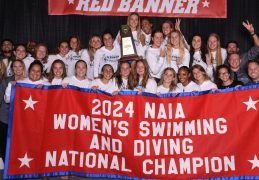 Women’s Swim and Dive Team Earns NAIA Wins