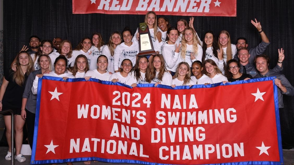 Keiser University Women’s Swim and Dive Team Takes Home Consecutive NAIA Wins