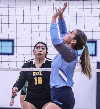 Ku Flagship Senior Hannah Heide On The Volleyball Court - Keiser University Graduate And Star Volleyball Player Unveils Techy Tool For Fellow Players - Graduate Spotlight