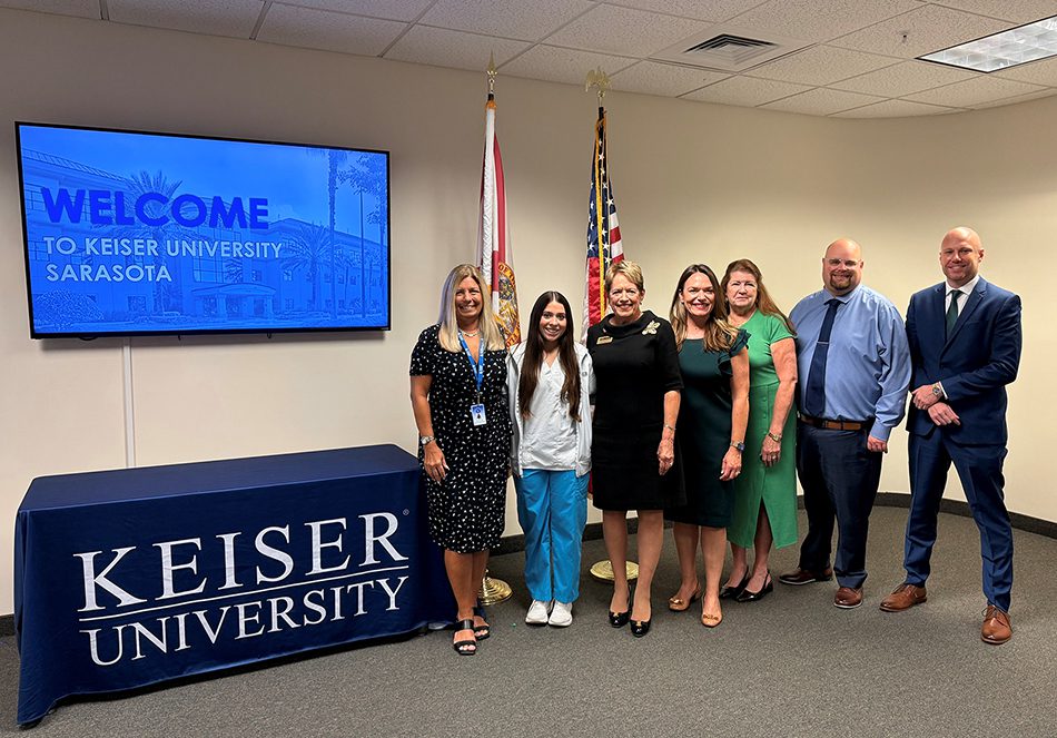 Keiser University Nursing Students Thank Take Care Home Health for Scholarships