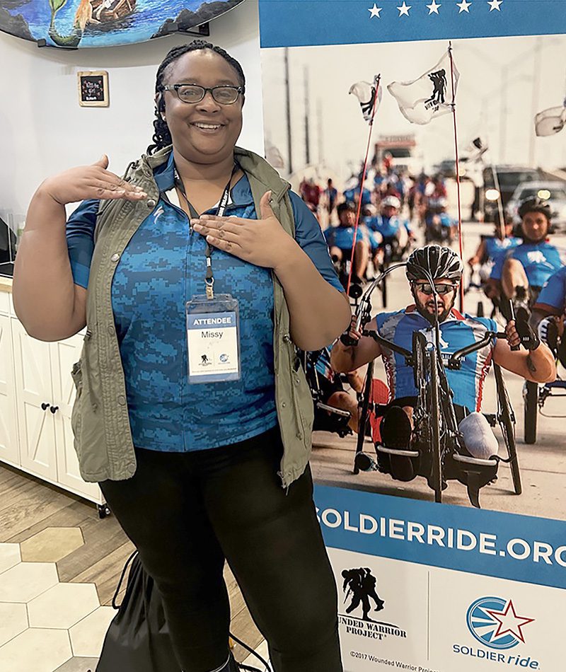 Inspired by Military Service, Student Continues to Care for Others