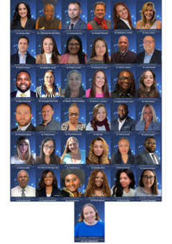 Group of nominees recognized for academic or professional excellence