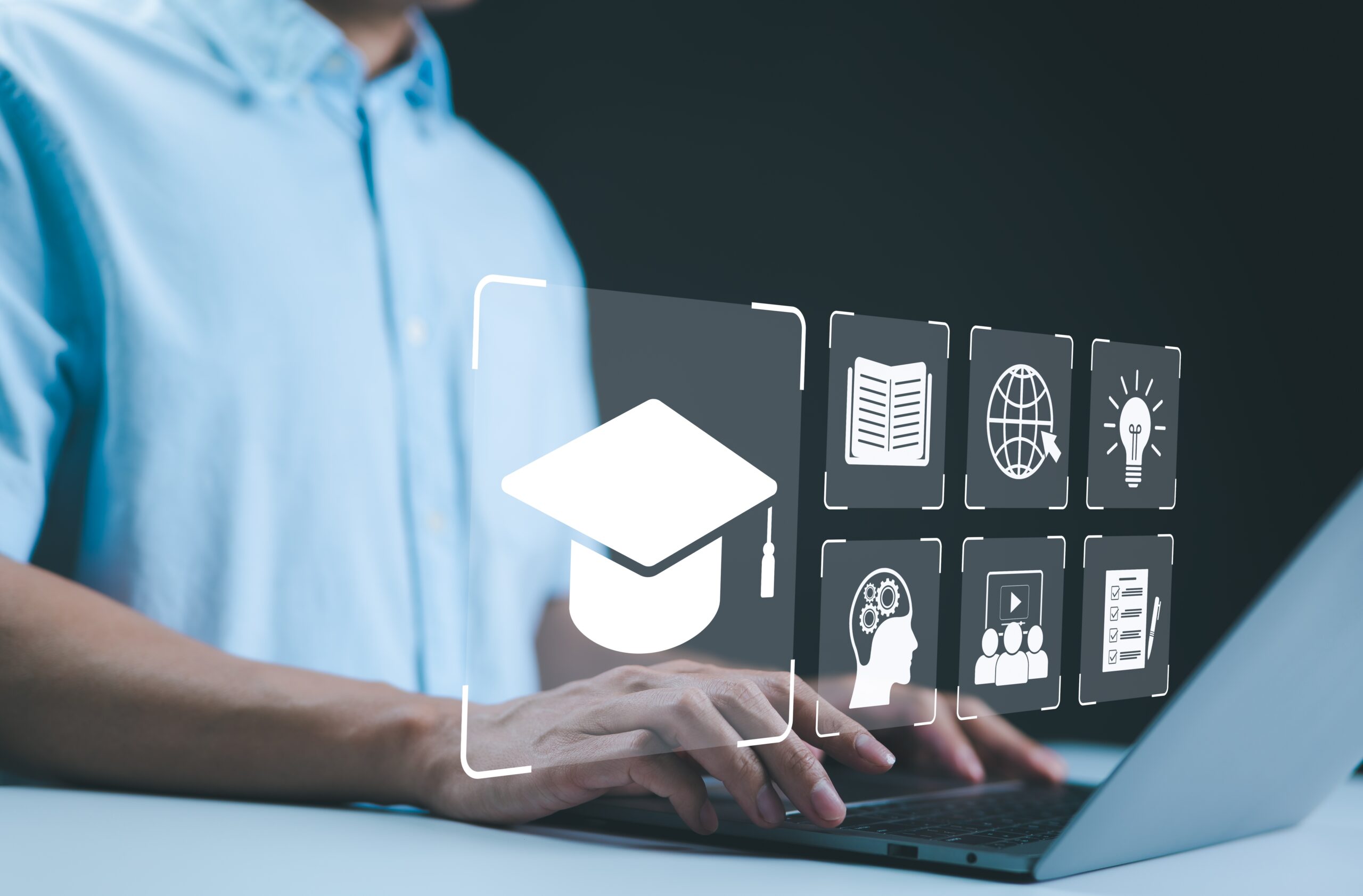 Keiser University faculty member using technology for teaching, learning, and professional development